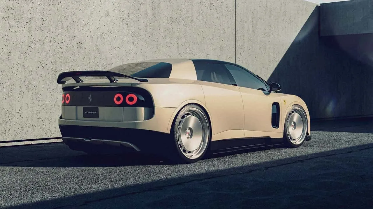 Ferrari Luce Vossen: Električni model z dirkaškimi platišči